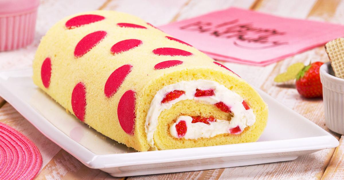 Strawberry Cheesecake Roll