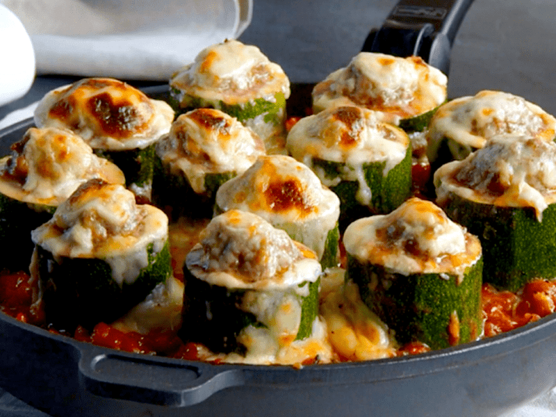 Stuffed Zucchini Bites Casserole