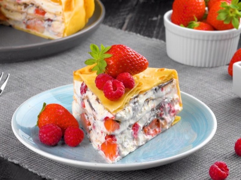 Stuffed Crepe Cake