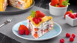 Stuffed Crepe Cake