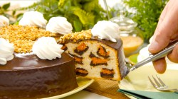 Spotted Leopard Cake With Chocolate Ganache