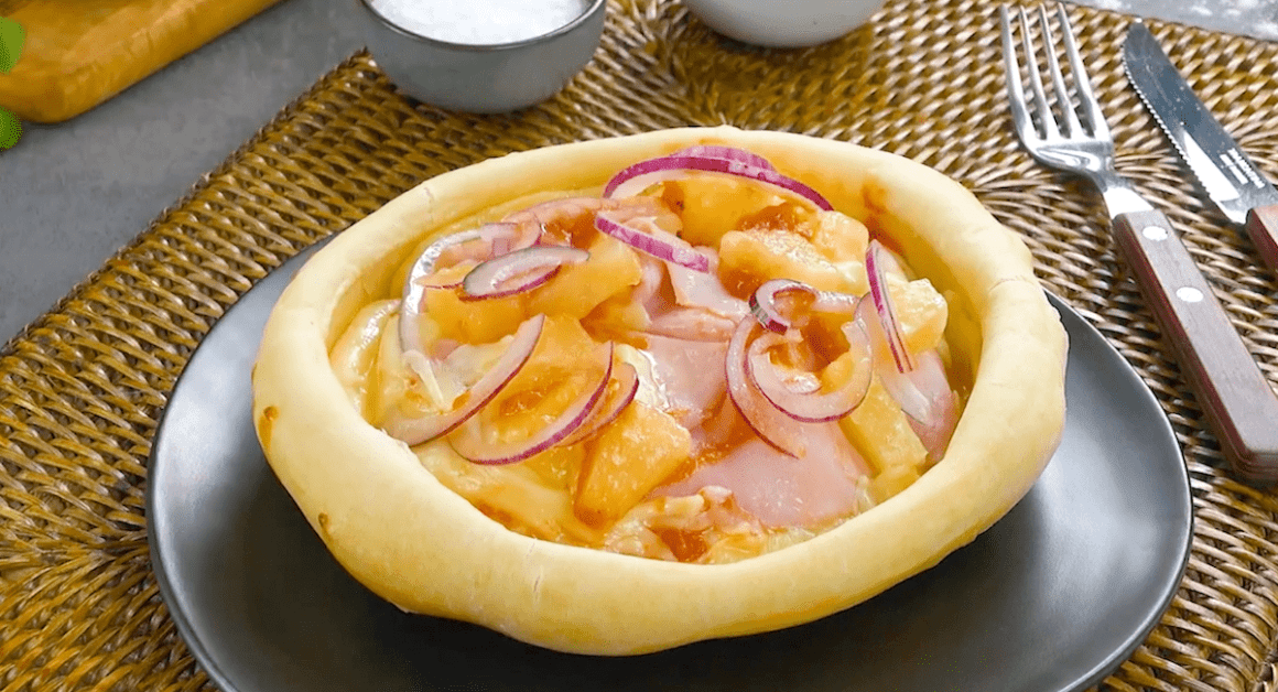 Hawaiian Pizza Pot Pie