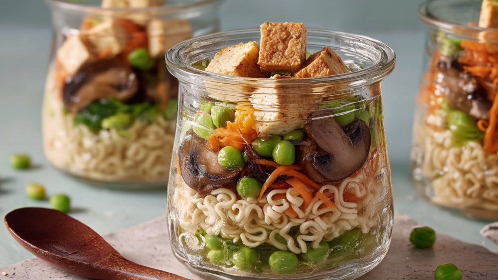 Skip the Styrofoam with Our Instant Noodle Soup in a Jar