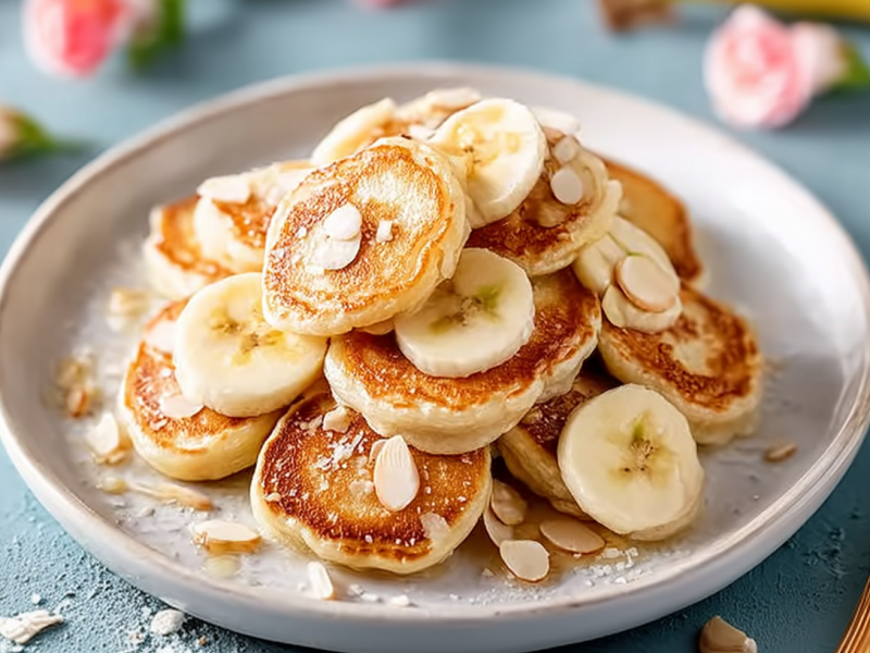 Play the Griddle like a Fiddle with Our Mini Banana Pancakes