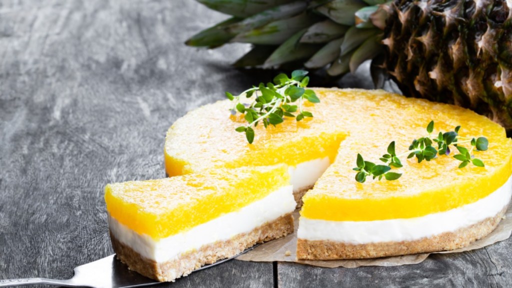 Our No-Bake Pineapple Cheesecake is a Bite of Summer
