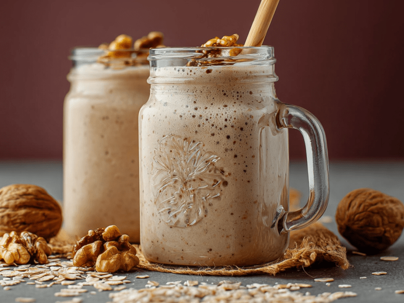 Energizing and Satisfying: Meet Our Walnut-Oat Smoothie