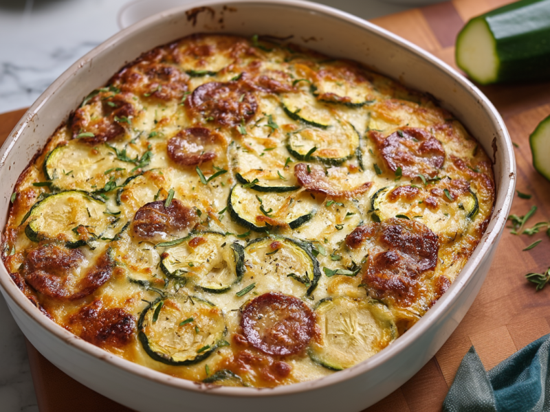 More Than Just a Quick Fix: Our Zucchini and Sausage Casserole